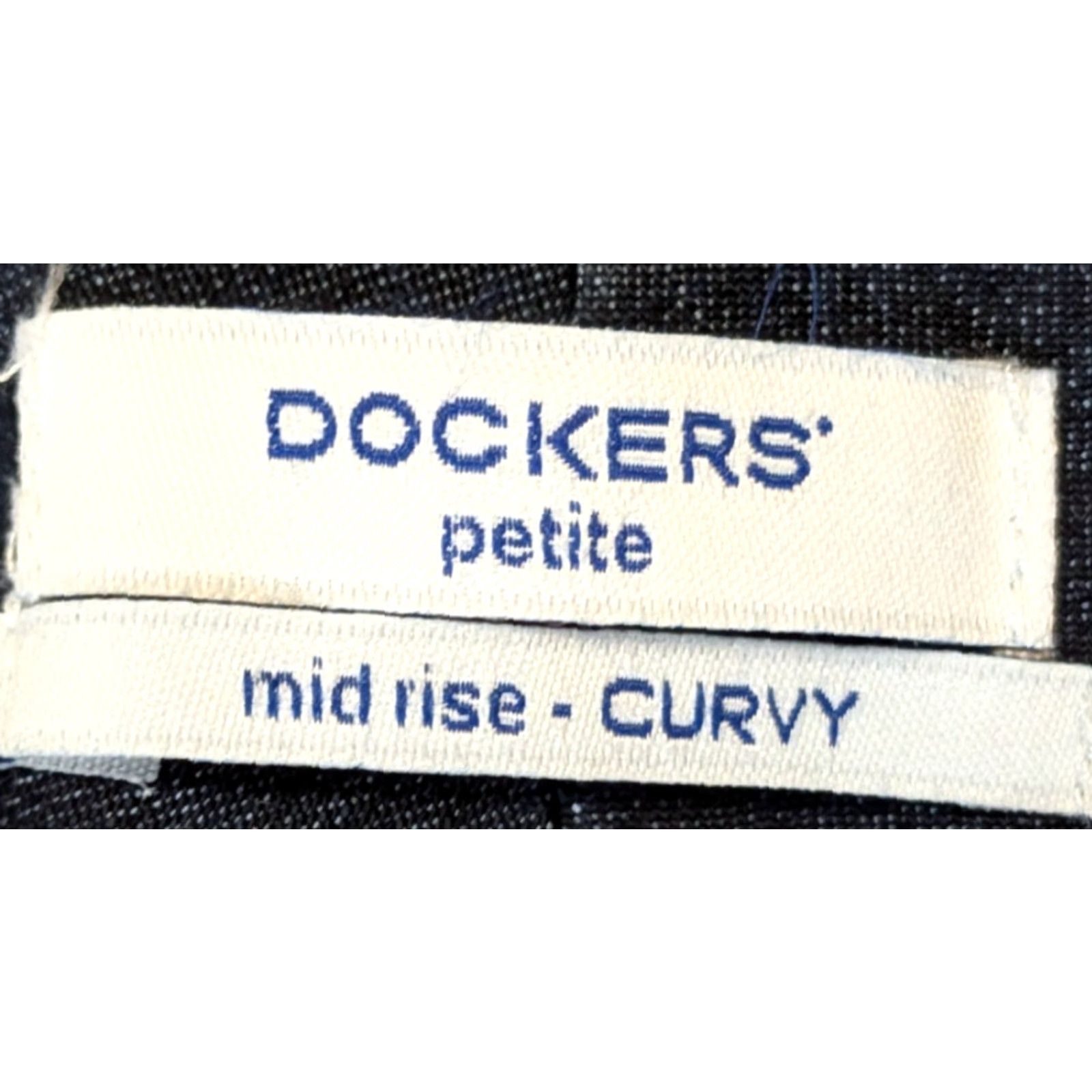 Dockers DOCKERS Jeans Petite Mid Rise Curvy Short 12P Womens Metro Blue Cotton Polyester Spandex Denim Pants Size 34" / US 12 / IT 48 - 5 Thumbnail