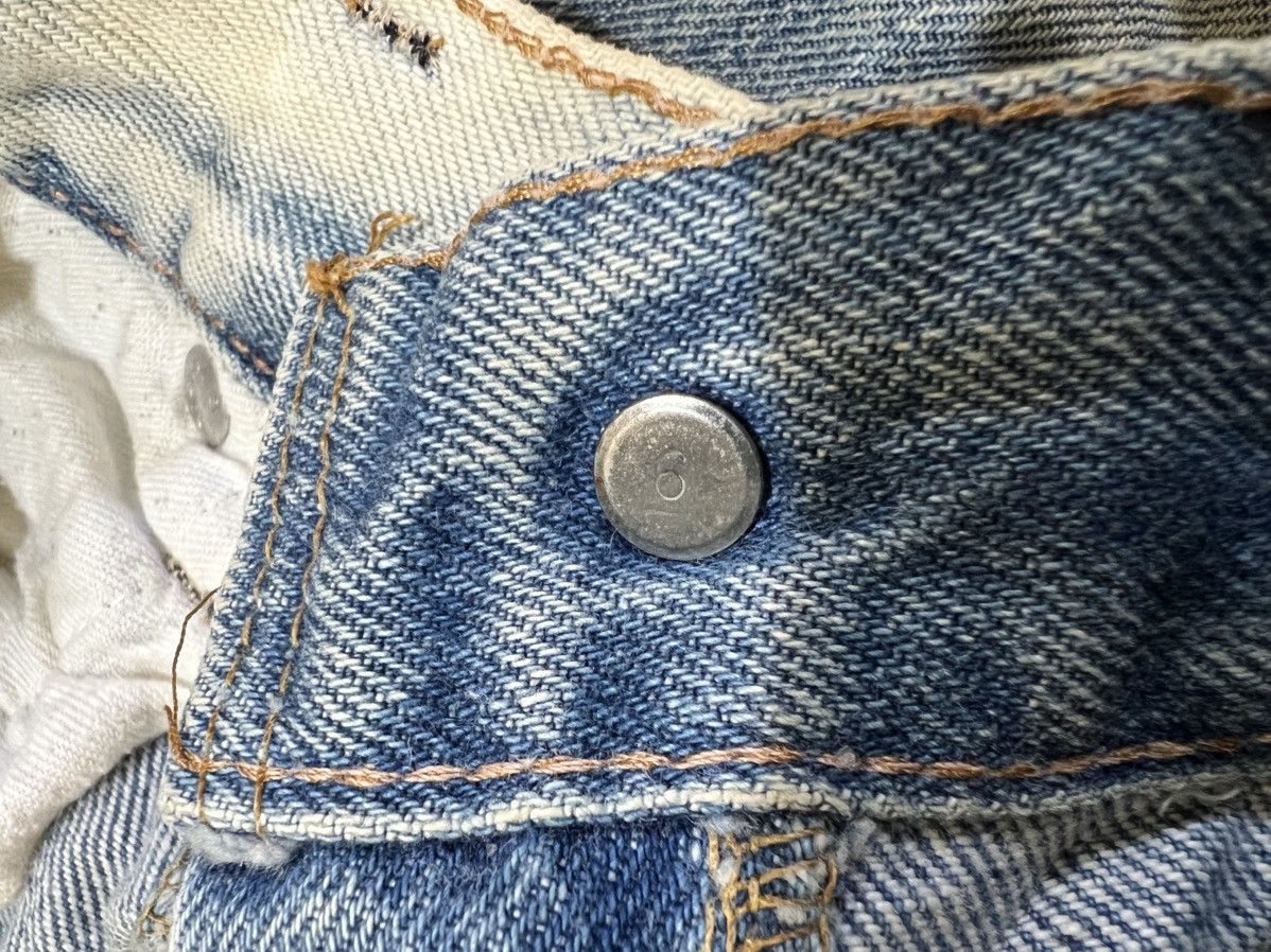 Levi's Vintage Clothing Vintage Levis 70s 80s bleach wash Stamp button 6 Size US 30 / EU 46 - 14 Thumbnail