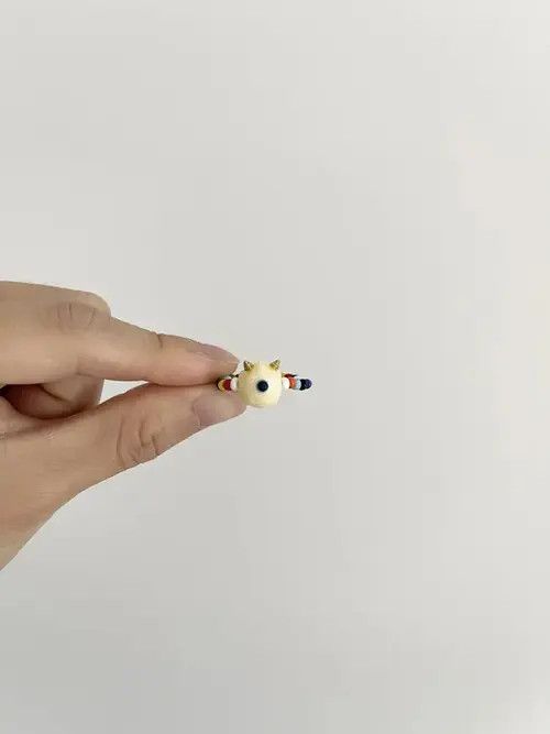 Vintage Vintage Baby Evil Giant Eye Ring Size ONE SIZE - 4 Thumbnail