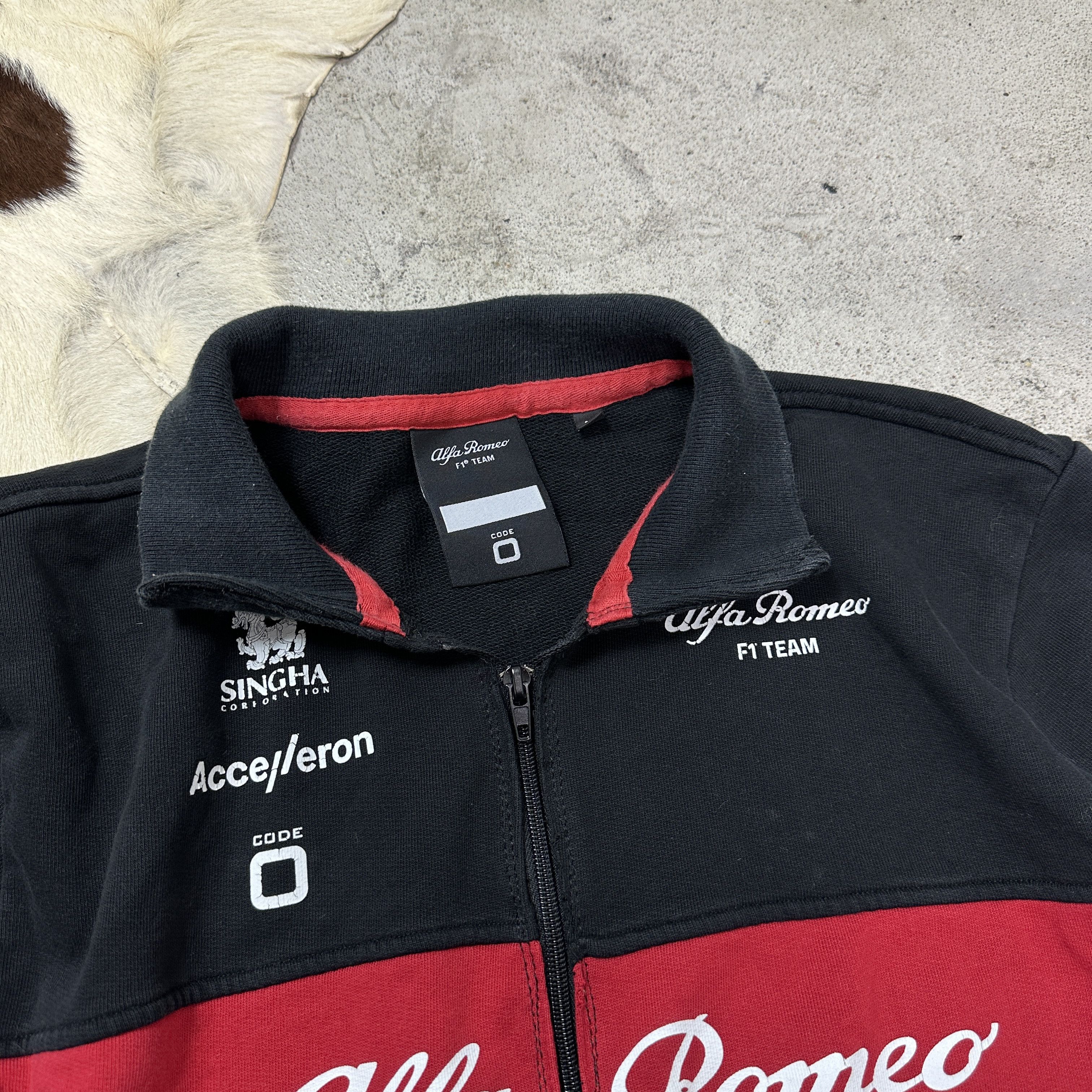 Vintage Vintage Moto Sporty Alfa Romeo F1 Racing Zip Hoodie Y2K Size US M / EU 48-50 / 2 - 5 Thumbnail