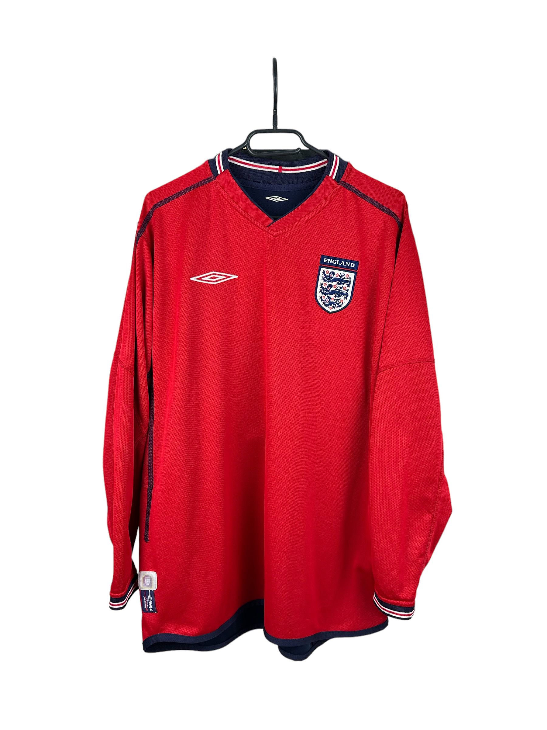 England football shirt 2002 Reversible Jersey Soccer Rare