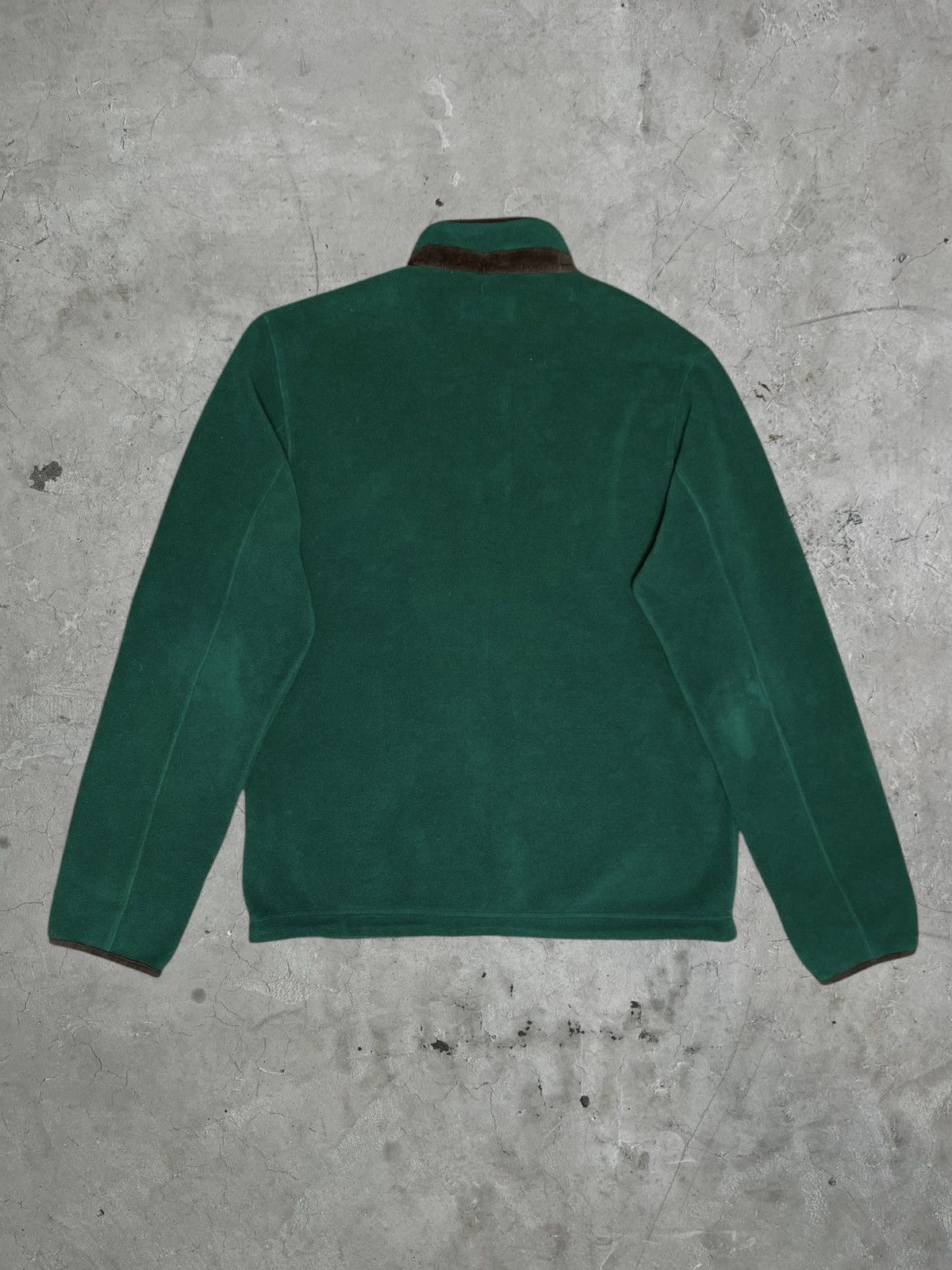 Polo Ralph Lauren Vintage Polo Ralph Lauren Fleece w/ Calf Leather Details Size US M / EU 48-50 / 2 - 2 Thumbnail