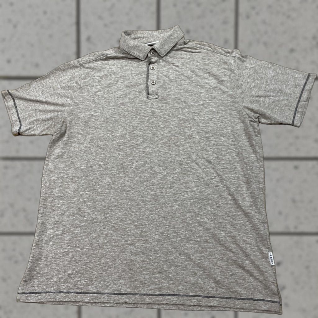 Vintage ROWM Polo Shirt Men L Brown Tan Preppy Western Stretch Golf Stitch Size US L / EU 52-54 / 3 - 1 Thumbnail