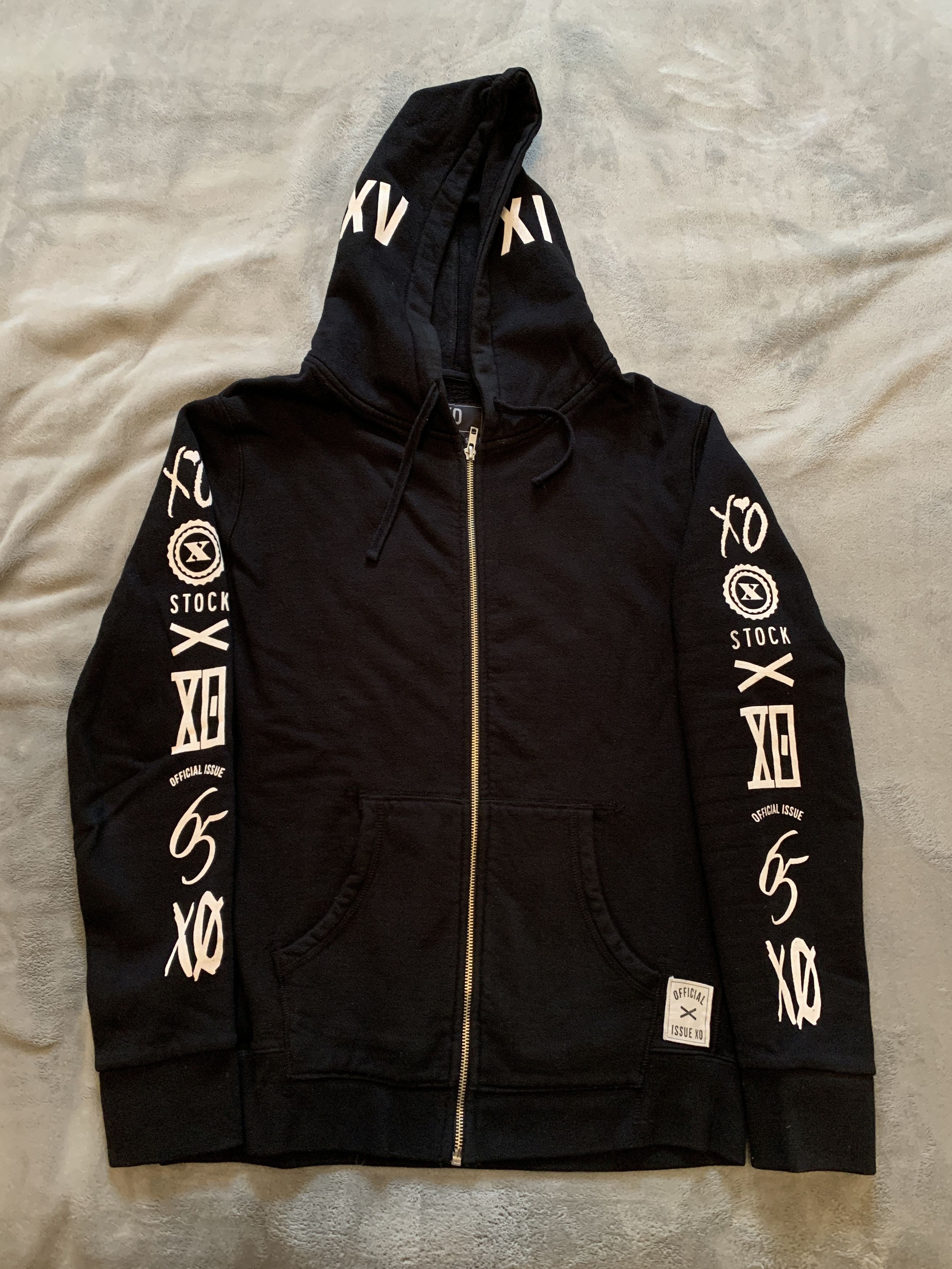 image of The Weeknd Official Issue Xo Hoodie in Black, Men's (Size Small)