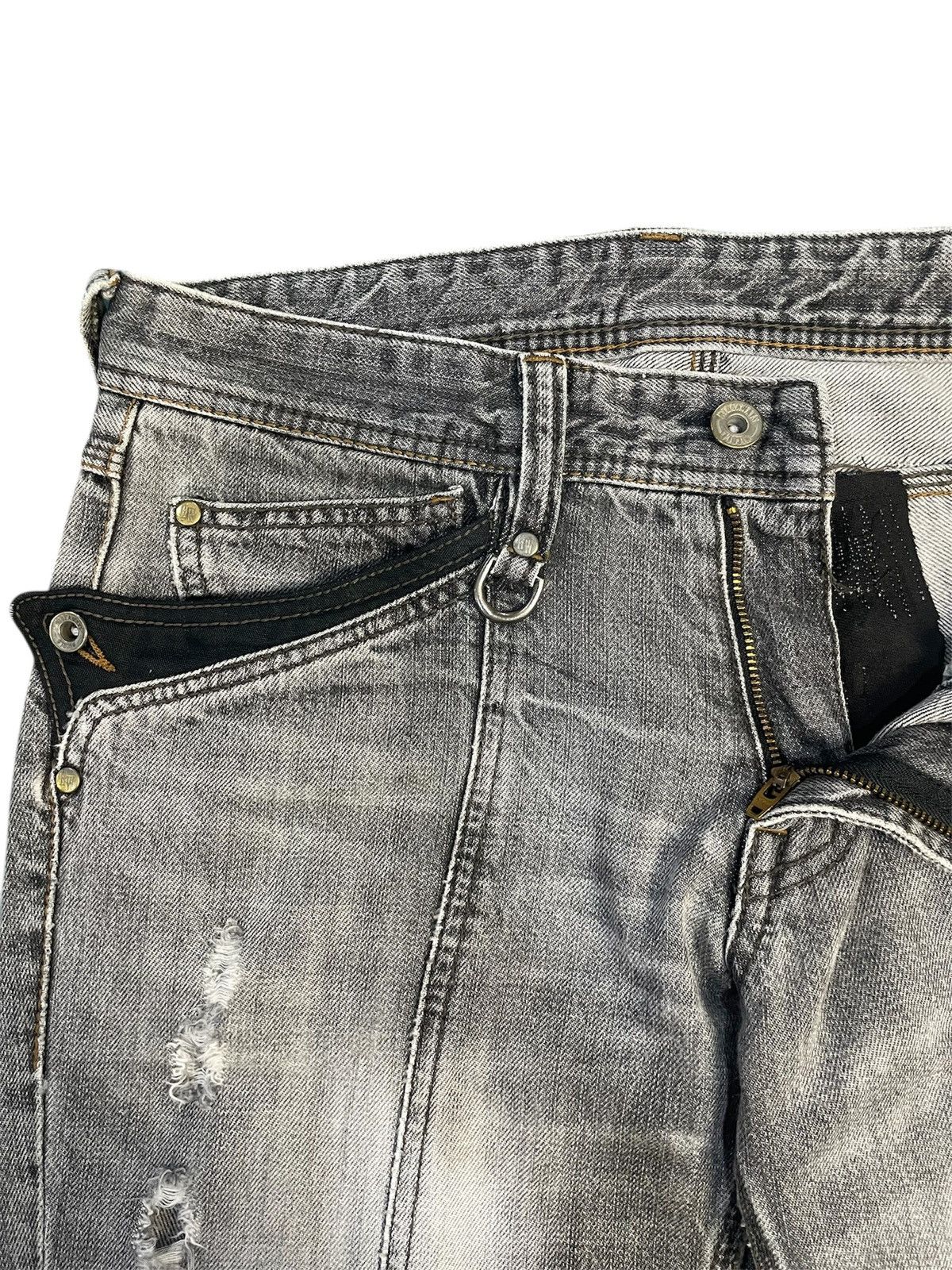 Nicole Club Vintage Hideways Nicole Thrashed & Repair Flare Jeans Size US 32 / EU 48 - 5 Thumbnail