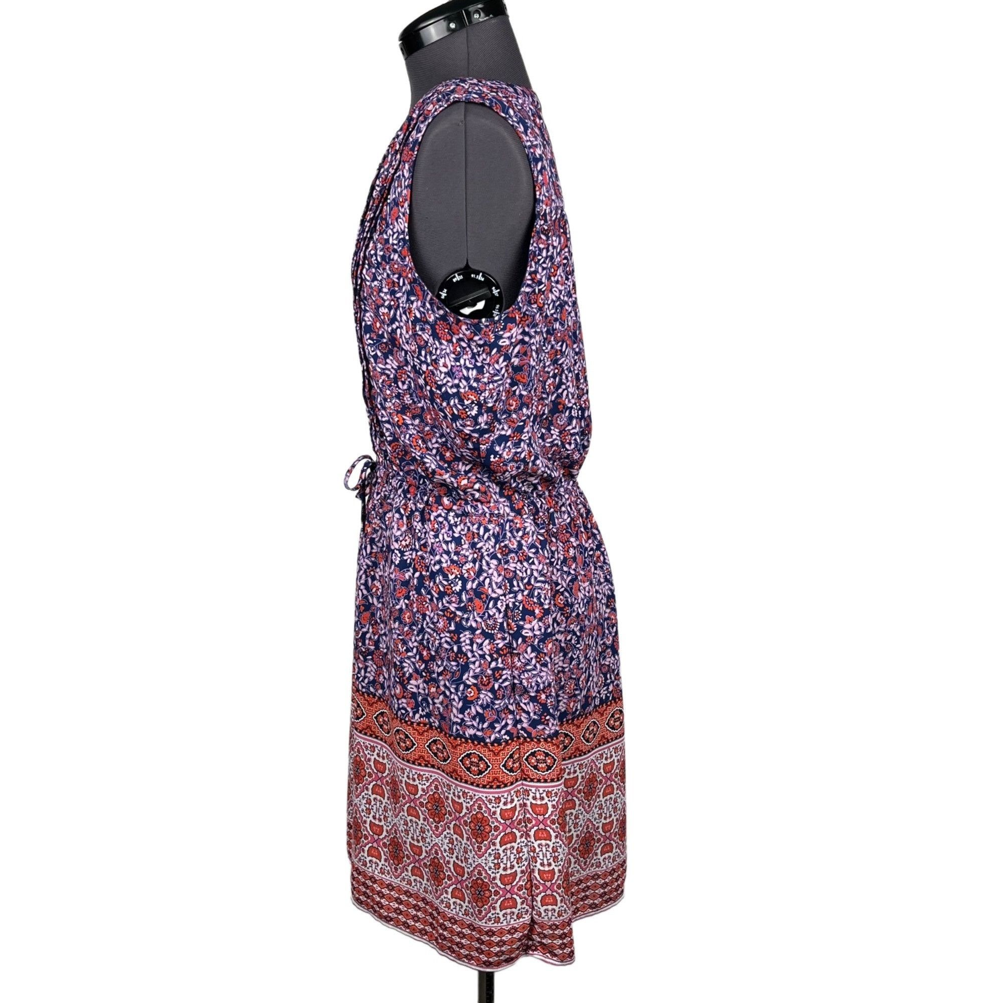 Gap Gap Women's Sleeveless Dress Elastic/Drawstring Waist Floral Size M / US 6-8 / IT 42-44 - 2 Thumbnail