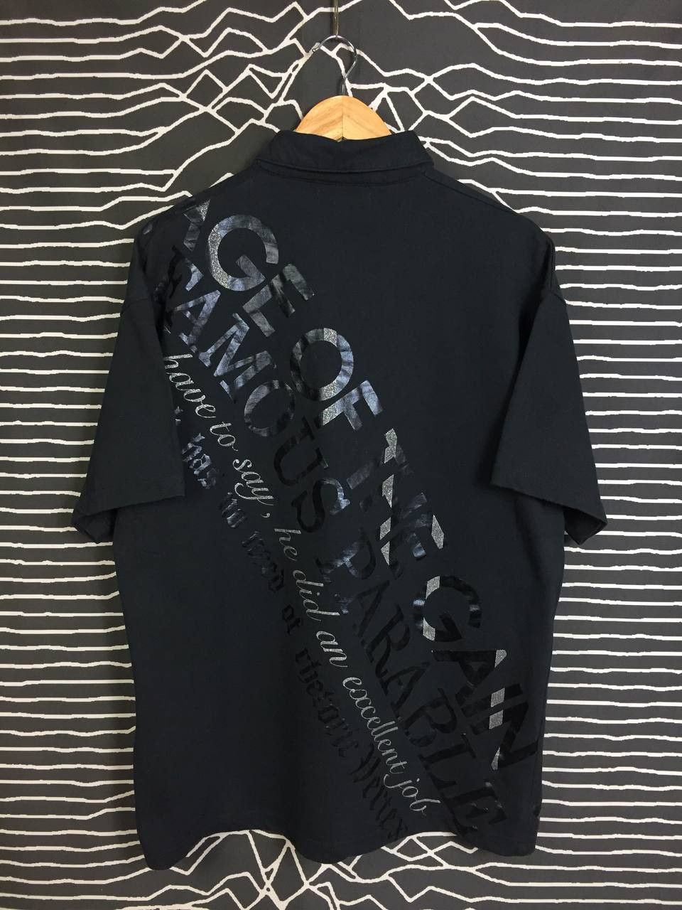 Japanese Brand × Vintage Defective Struct Age Of The Gain Famous Parable Polo Tee Size US XL / EU 56 / 4 - 4 Thumbnail
