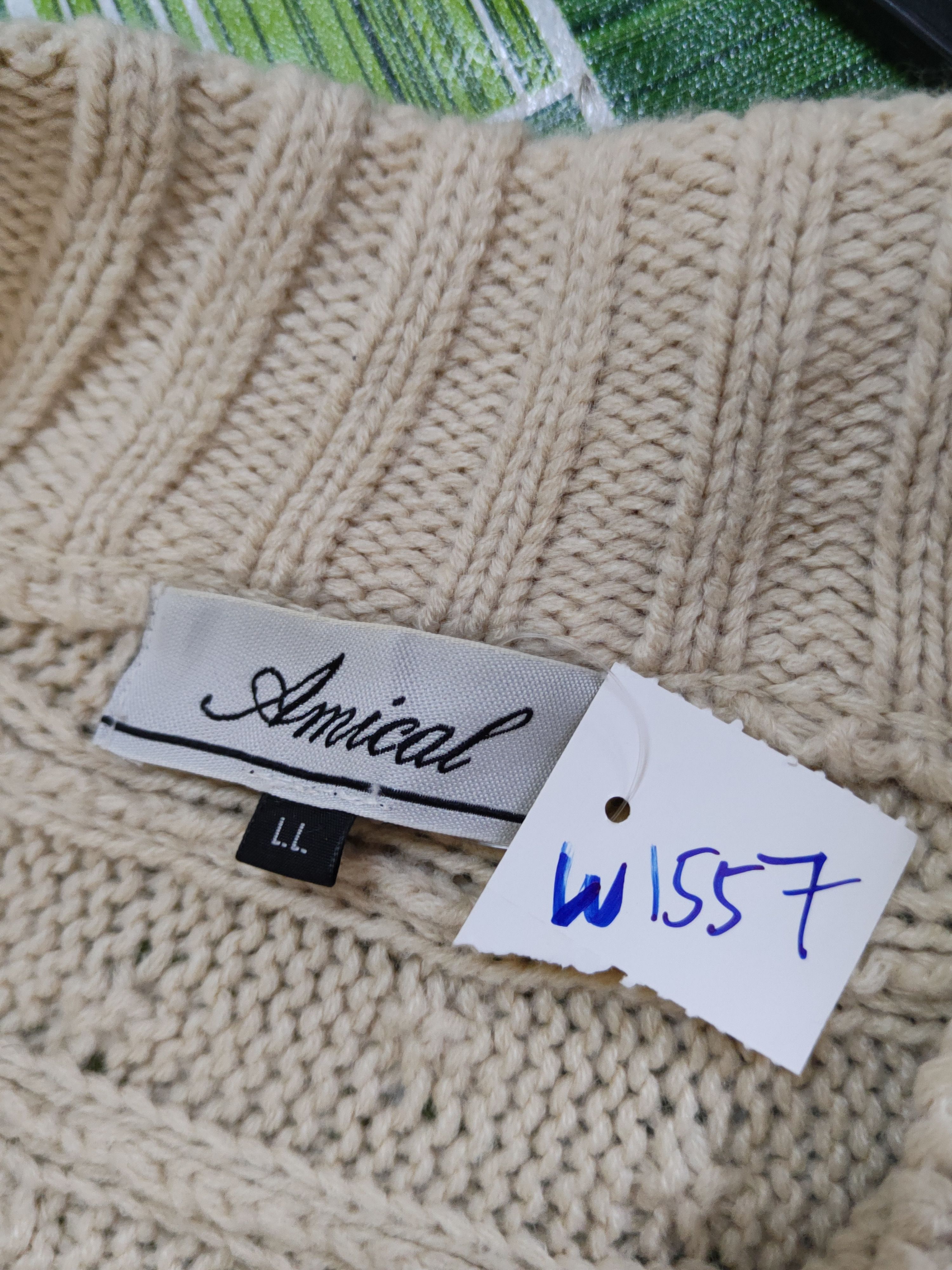 Homespun Knitwear × Japanese Brand Amical Ivory Knitwear Cardigan #W1557 Size M / US 6-8 / IT 42-44 - 12 Thumbnail