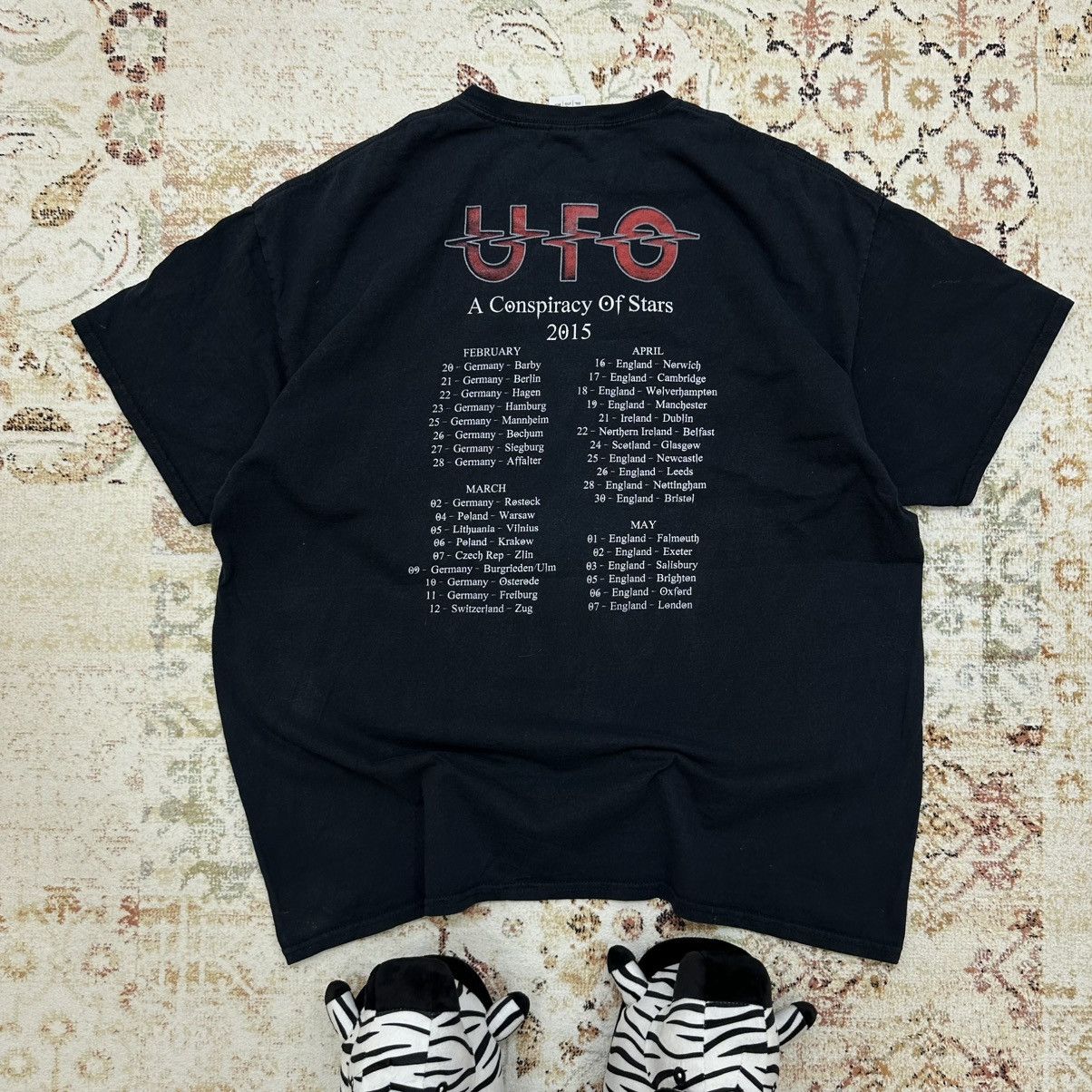 Band Tees × Vintage Vintage UFO 🛸 A Conspiracy of Stars T-shirts Big Logo Tour Size US XXL / EU 58 / 5 - 2 Thumbnail