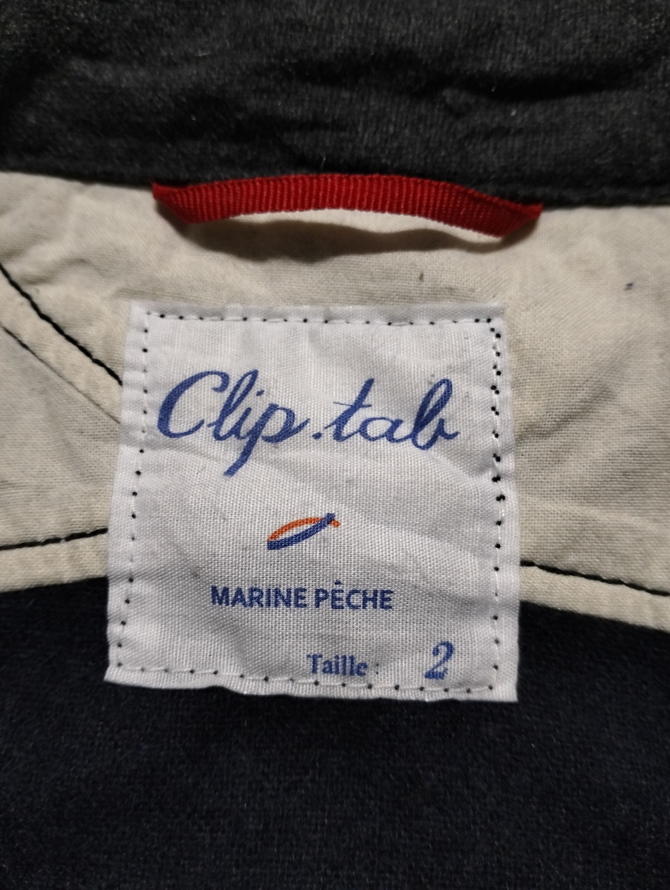Japanese Brand Clip.Tab Marine Peche Wool Shirt Button Down Leather Part Size US S / EU 44-46 / 1 - 14 Thumbnail