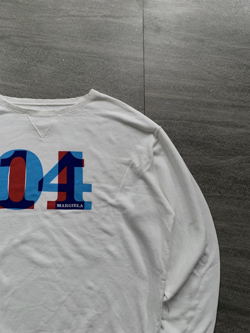 Maison Margiela FREE TAX! 3D Number Logo Oversized Crewneck Size US XL / EU 56 / 4 - 2 Thumbnail
