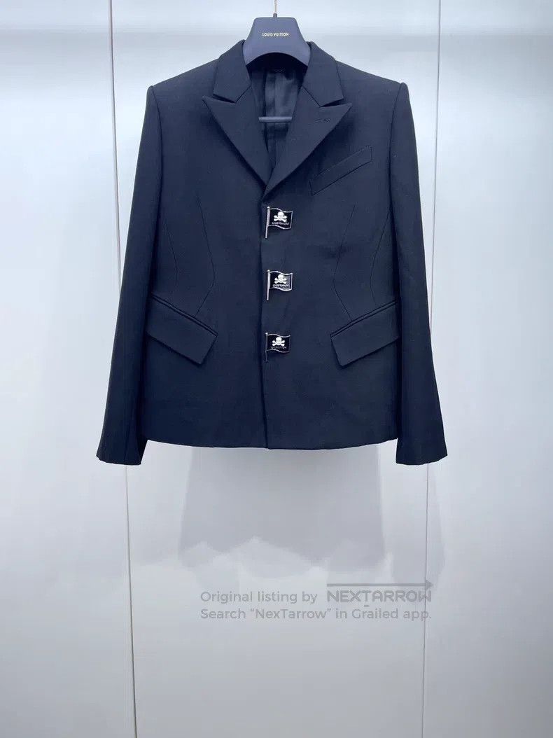 Louis Vuitton Louis Vuitton Black Show Suit Jacket Size US M / EU 48-50 / 2 - 2 Thumbnail