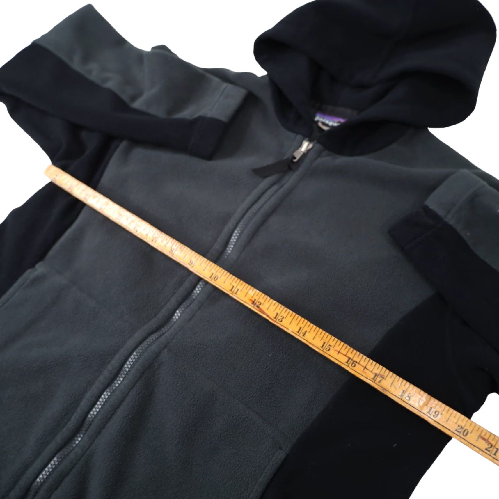 Patagonia VINTAGE Patagonia Rhythm Fleece Hoodie Womens Large Gray Hooded Full Zip Size L / US 10 / IT 46 - 7 Thumbnail