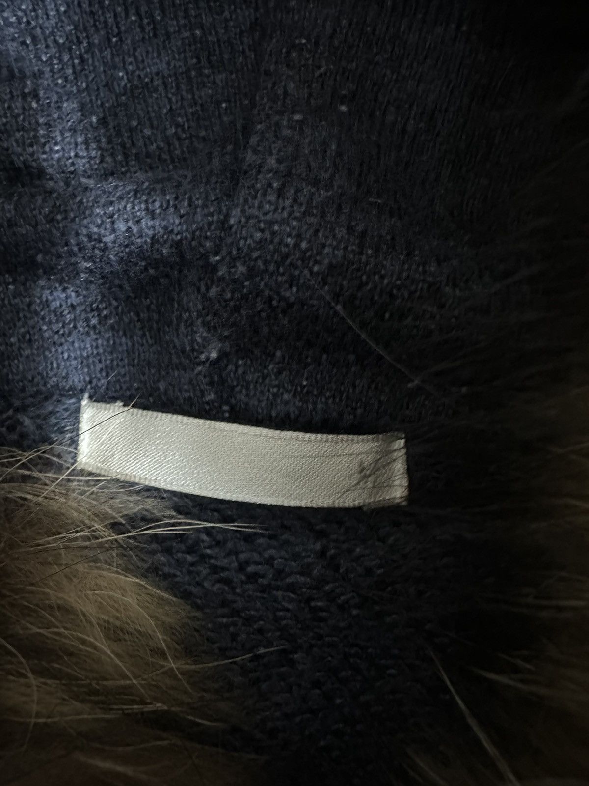 PPFM DARK NAVY FUR HOODIE ZIPPER IFSIXWASNINE LGB STYLE Size US M / EU 48-50 / 2 - 6 Thumbnail