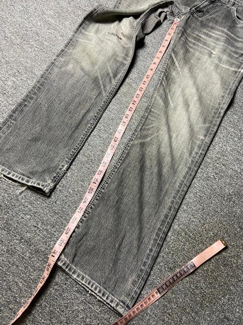Wrangler Wrangler Classic Distressed Denim Jeans (162) Size US 32 / EU 48 - 3 Thumbnail