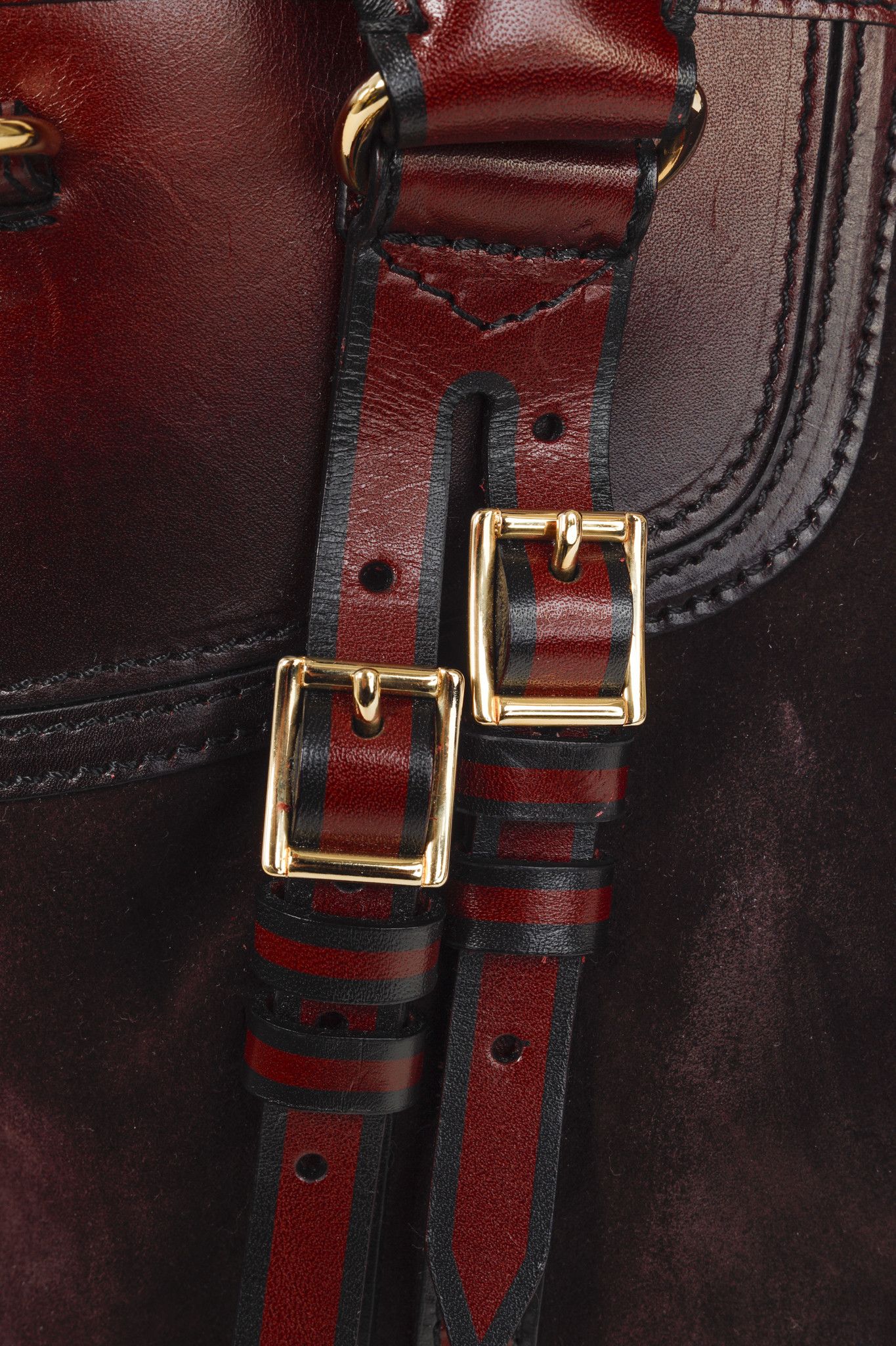 Burberry Prorsum Burberry Prorsum Burgundy Red Calfskin Suede Tote Size ONE SIZE - 11 Thumbnail