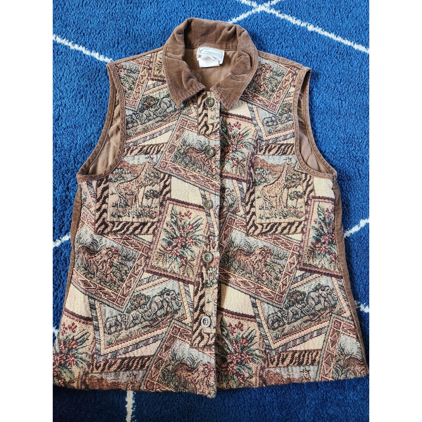 Other Vintage Company Collection Petite Safari Women's Vest- Sm Size S / US 4 / IT 40 - 1 Thumbnail