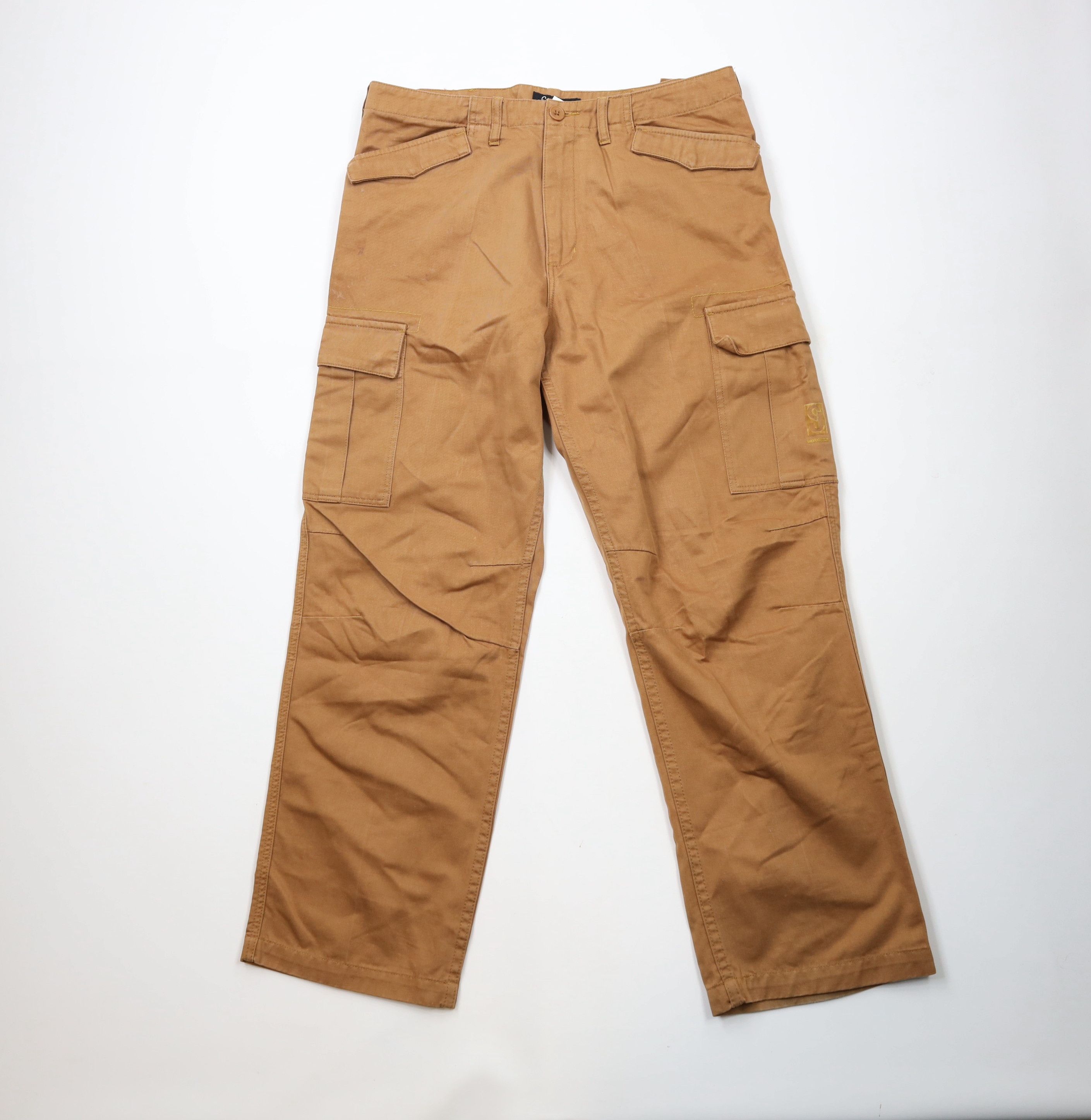 Sean John × Vintage Vintage 90s Y2K Sean John Baggy Wide Leg Cargo Pants Brown Size US 32 / EU 48 - 1 Thumbnail