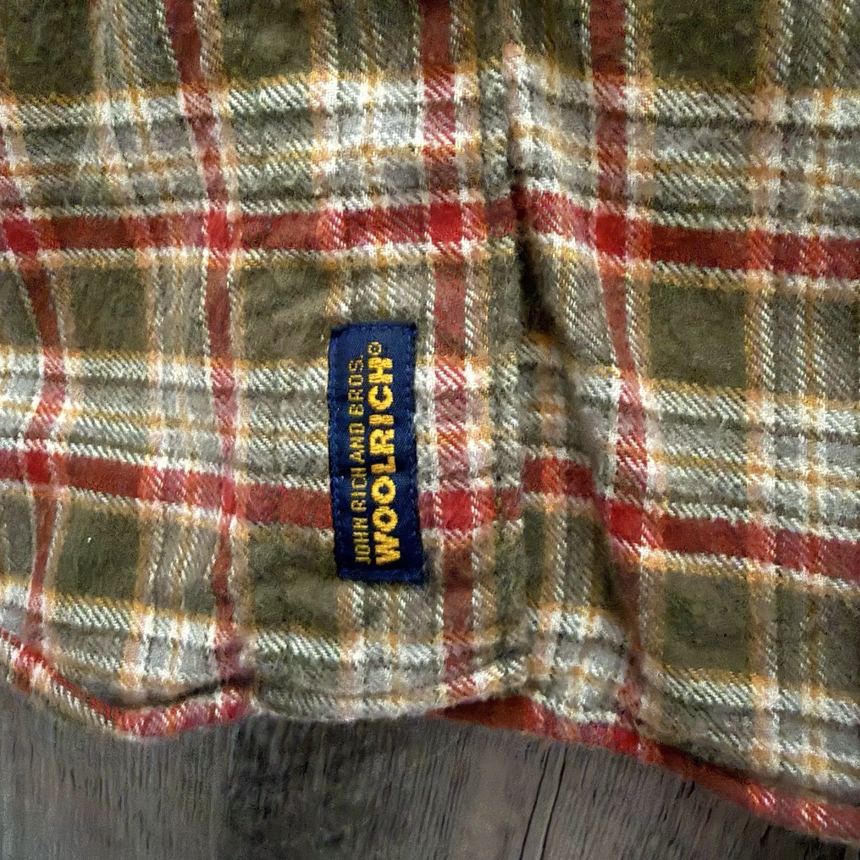 Vintage Woolrich Flannel Shirt Womens Large Green Plaid Button Up 100% Cotton Size L / US 10 / IT 46 - 4 Thumbnail