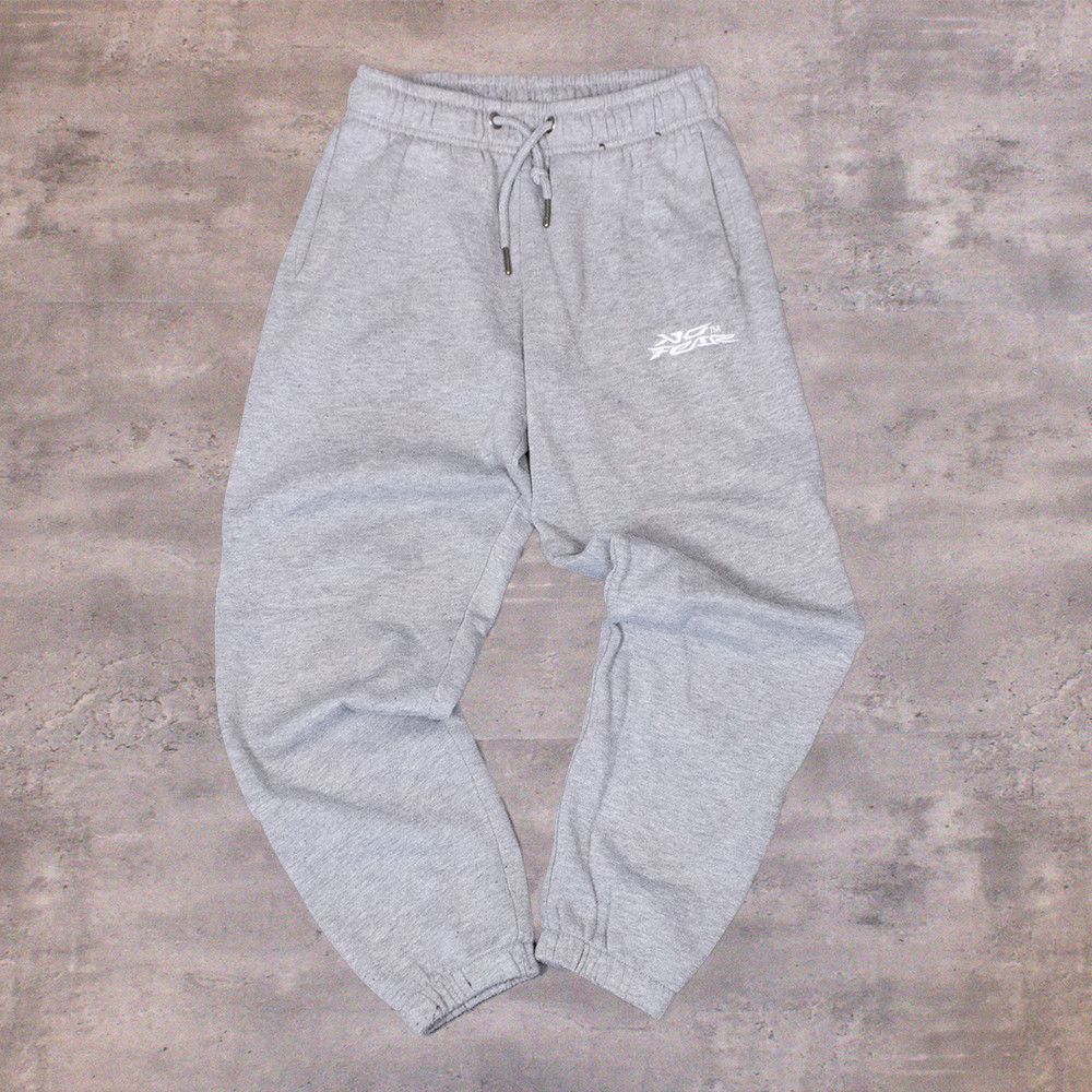 No Fear Vintage 1990's No Fear Baggy Heather Grey Sweatpants Size US 26 / EU 42 - 1 Thumbnail