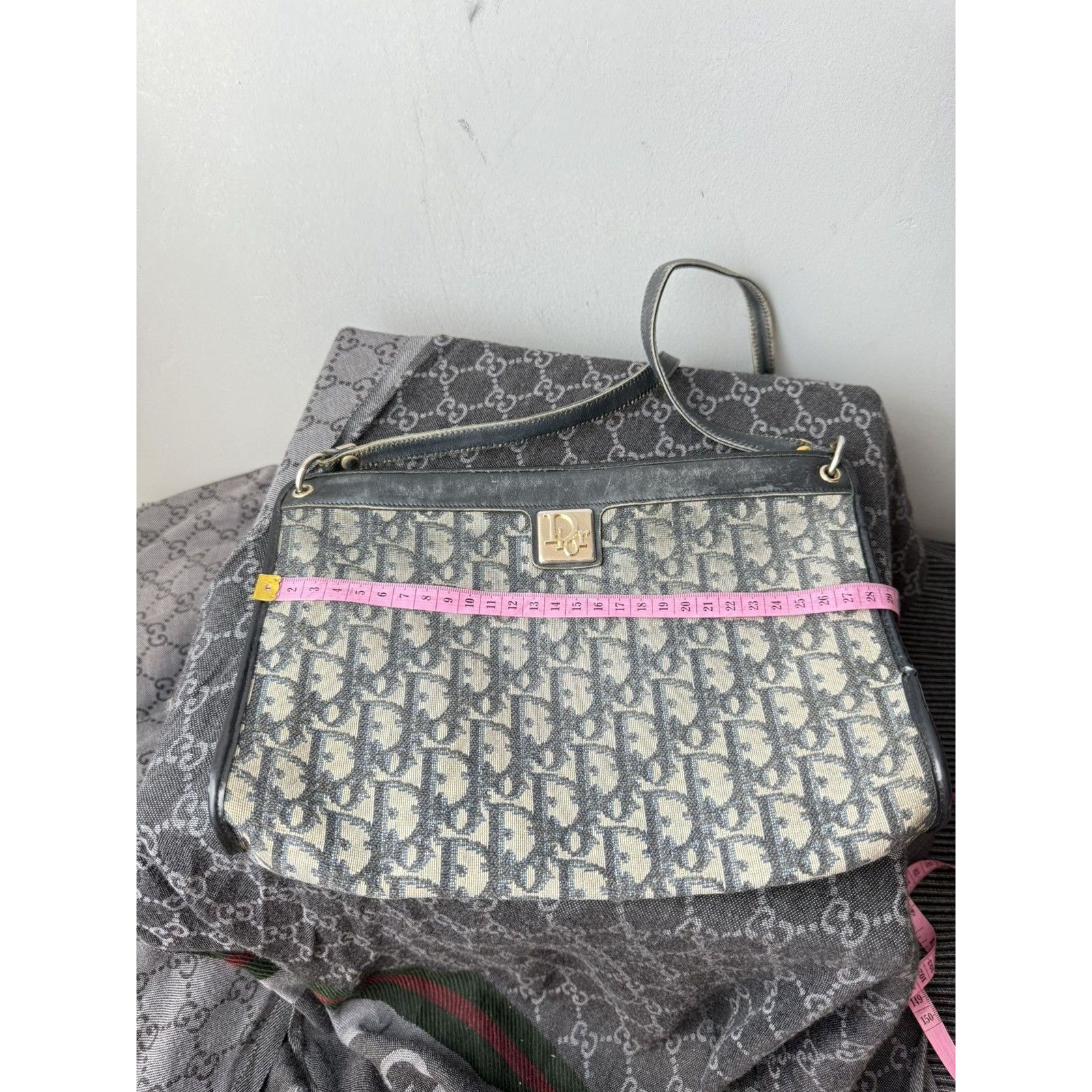Dior 💥Rare! Vintage Dior Hand Bag Monogram Y2K Archive Size ONE SIZE - 13 Thumbnail