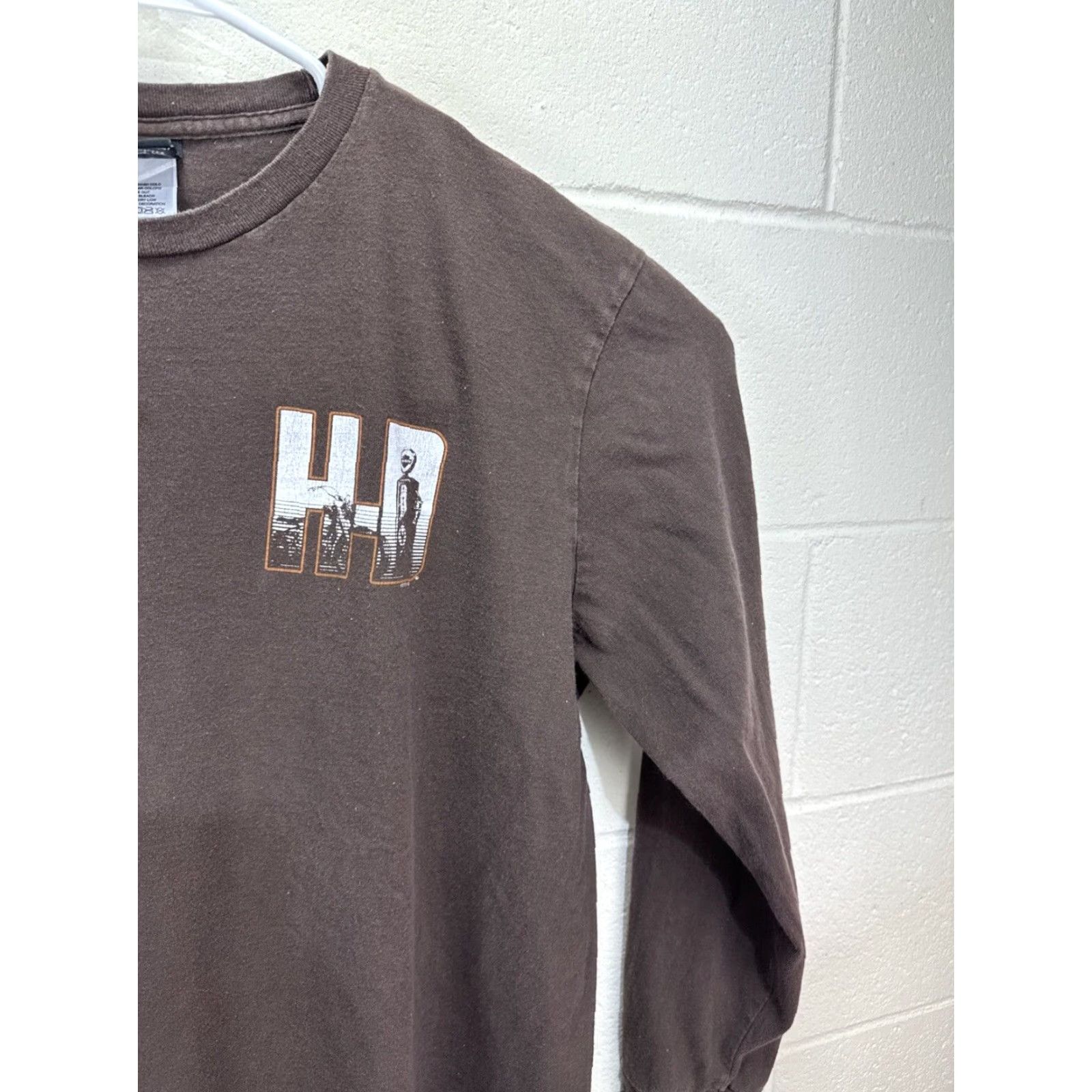 Harley Davidson Harley-Davidson Long Sleeve T-Shirt Men 2XL Brown Graphic Print Motorcycle Florida Size US XXL / EU 58 / 5 - 7 Thumbnail