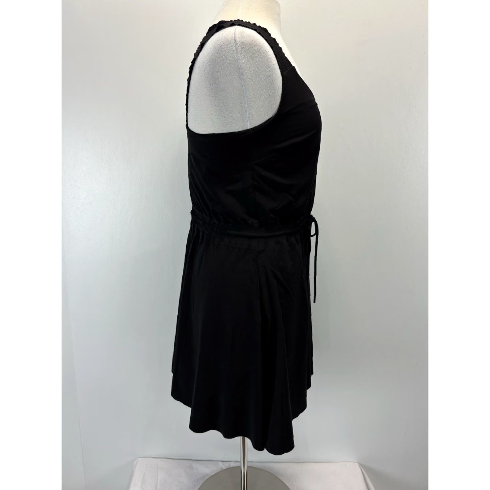 Athleta Athleta Women's Size Small Black Savannah Strap Mini Athletic Tie Waist Dress Size S / US 4 / IT 40 - 4 Thumbnail