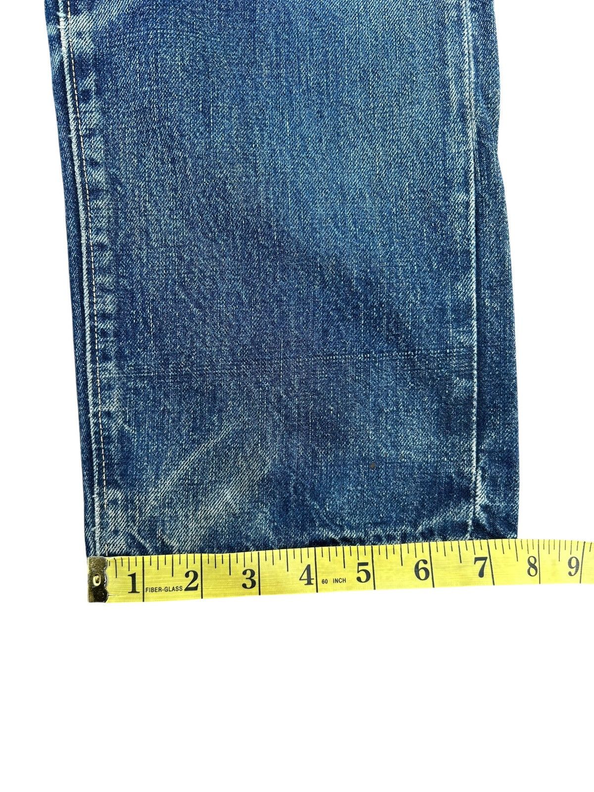 Kapital Vintage Japanese Brand Beams Selvedge Distressed Denim Jeans Size US 30 / EU 46 - 22 Thumbnail