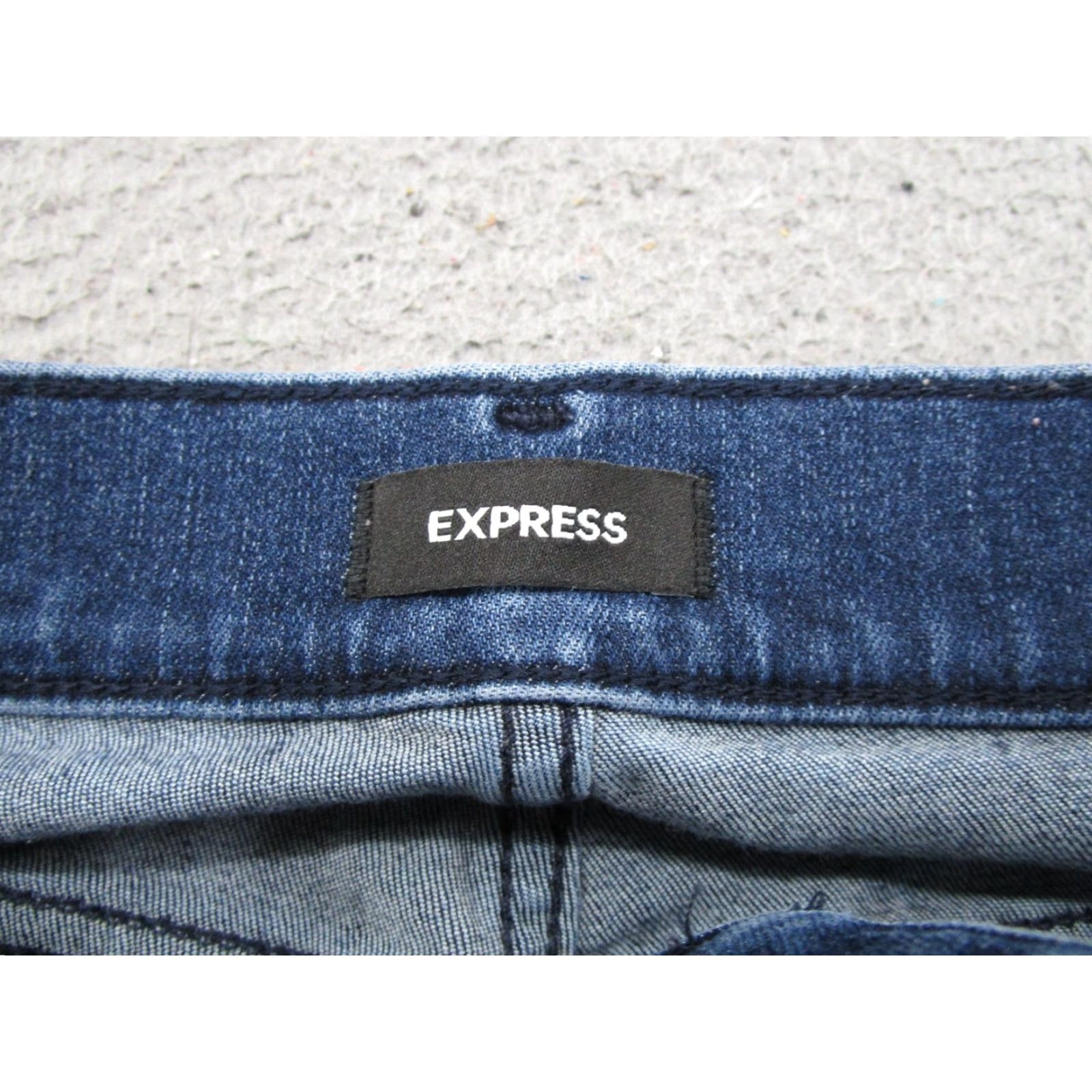 Express Express Womens Jeans Skinny Mid Rise Blue Stretch 2S Denim 5-Pocket Regular Subcategory: Jeans Size 26" / US 2 / IT 38 - 4 Thumbnail
