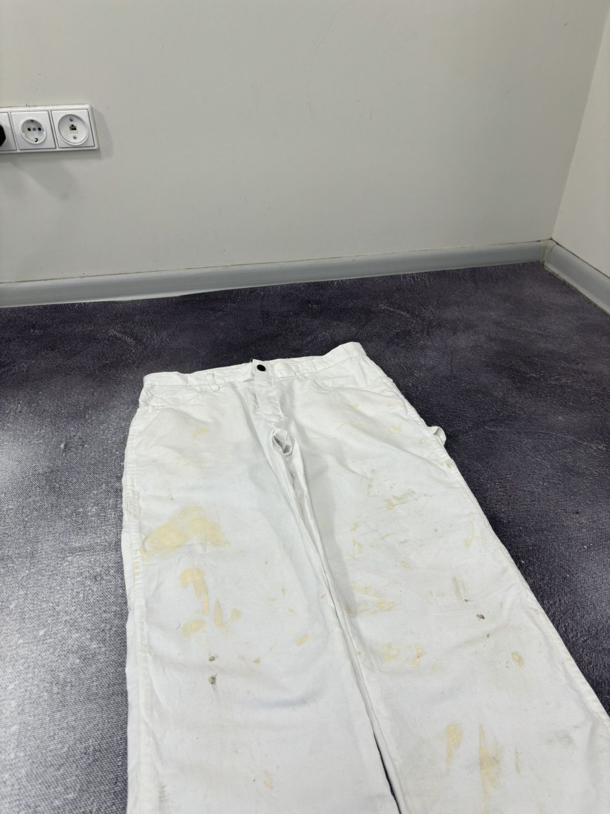 Dickies Vintage Dickies Workwear White Hype Baggy Carpenter Pants Size US 32 / EU 48 - 10 Thumbnail