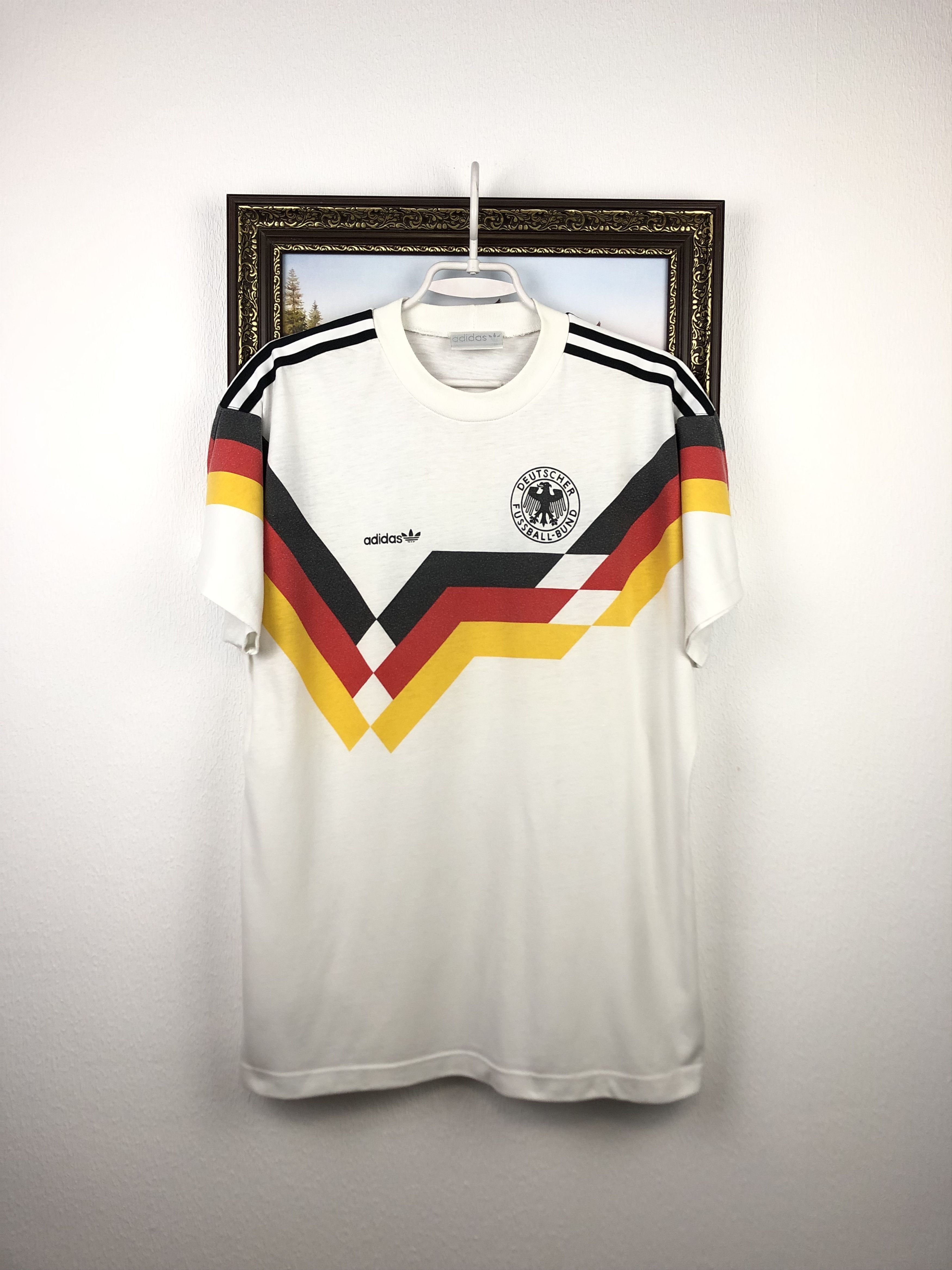Adidas × Vintage Vintage Germany Football Shirt Soccer Jersey Trikot Tee Hype Size US M / EU 48-50 / 2 - 1 Thumbnail