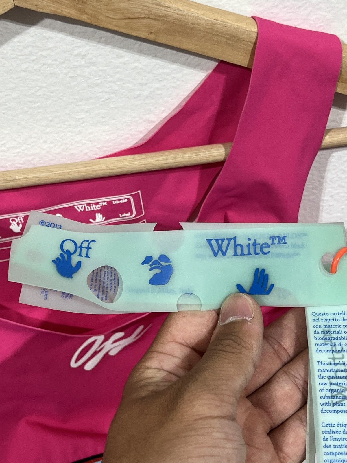 Off-White Off-White Pink Sport Bra Size L / US 10 / IT 46 - 4 Thumbnail