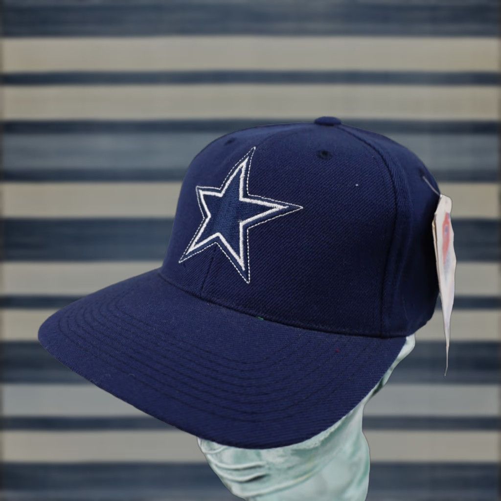 Sports Specialties VINTAGE Sport Specialties Dallas Cowboys Fitted Cap Mens 7 Blue Cap Size ONE SIZE - 1 Thumbnail