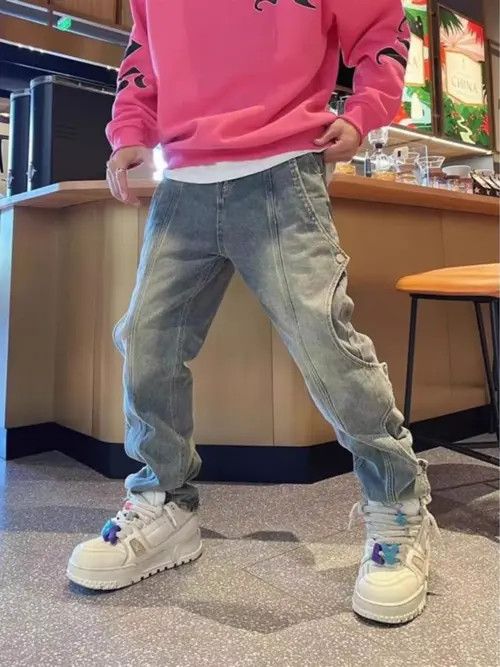 Japanese Brand Honoka x Honji Light Blue High Street Vintage Loose Jeans Size US 32 / EU 48 - 6 Thumbnail
