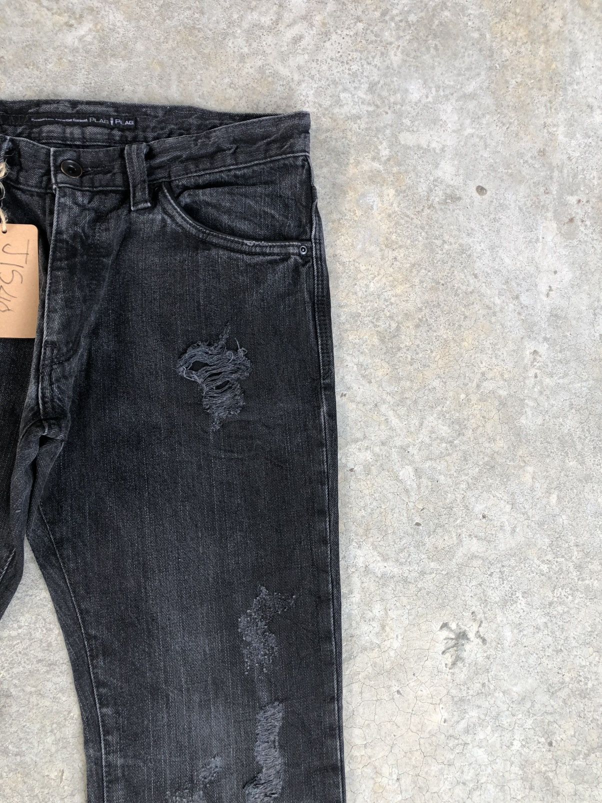 Issey Miyake Tete Homme Plag Distressed Jeans broken Size US 30 / EU 46 - 7 Thumbnail