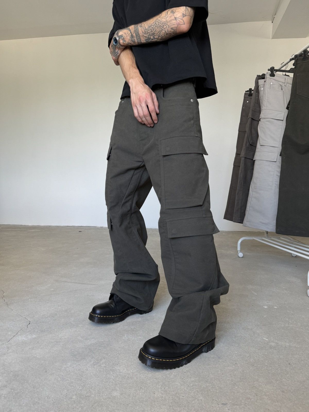 Rick Owens Rick Owens FW25 Double Cargo Pants Size US 30 / EU 46 - 1 Thumbnail