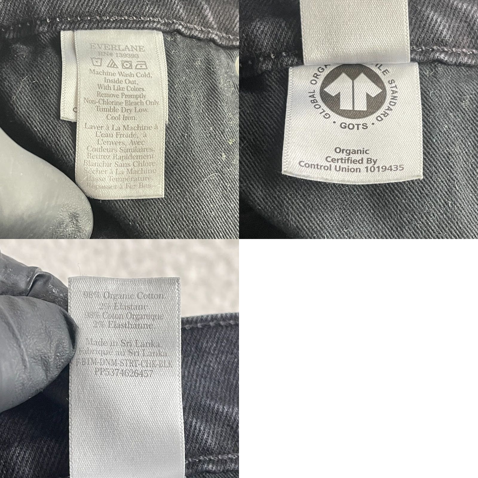 Everlane Everlane The Orginal Cheeky Jean Womens Size 26 Black Denim Organic Cotton Jeans Size 26" / US 2 / IT 38 - 10 Thumbnail