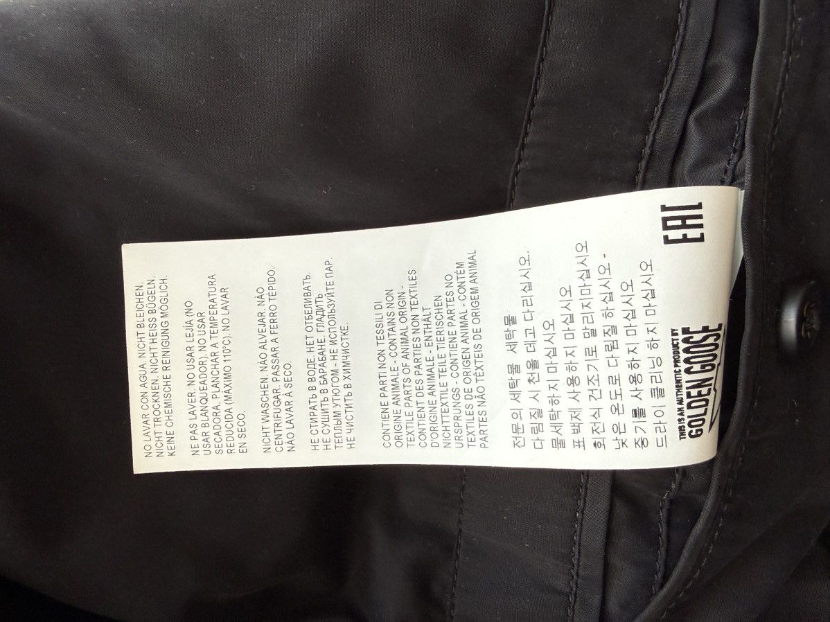 Golden Goose Golden Goose Padded Leather Collar Zip Jacket — Black Size US M / EU 48-50 / 2 - 10 Thumbnail