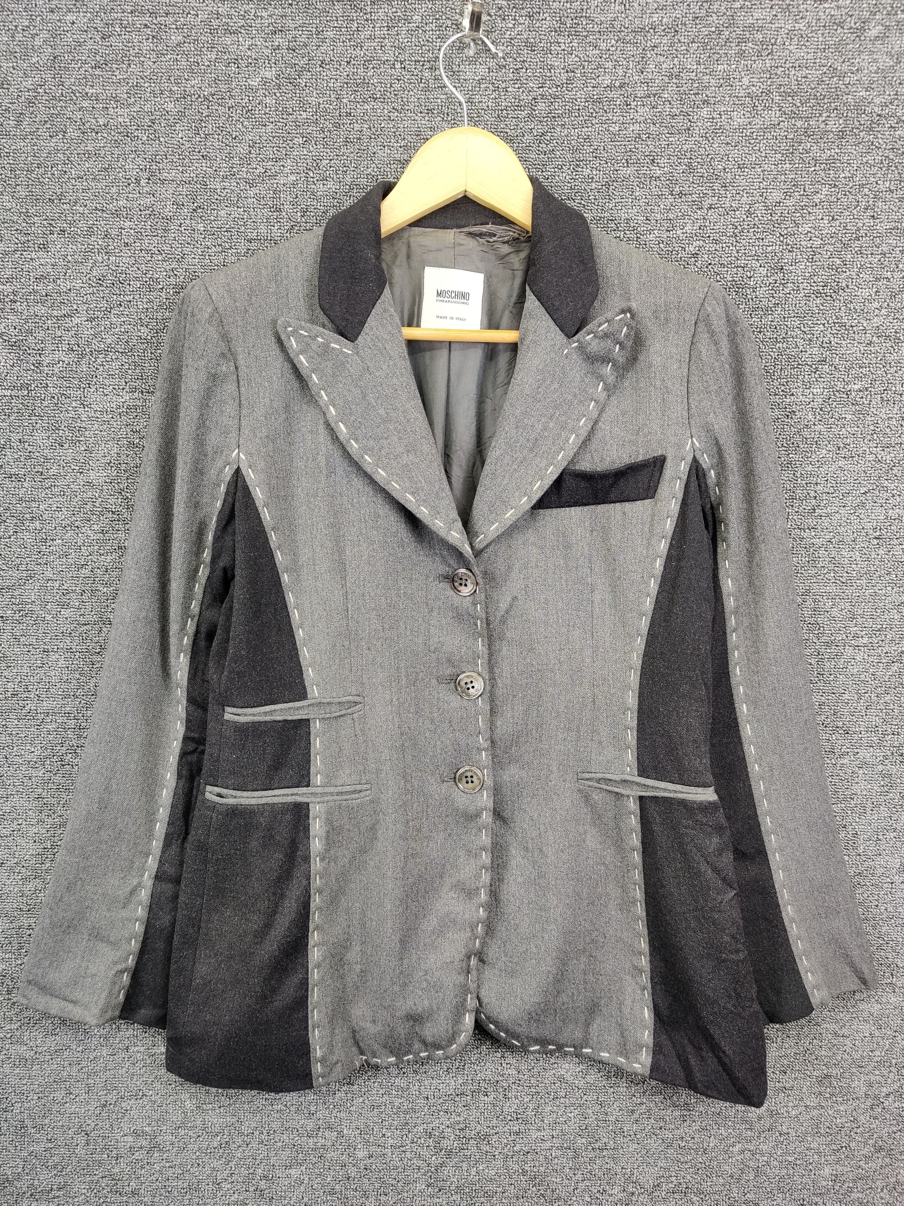 Moschino Vintage Moschino Cheap & Chic Wool Blazer Size US S / EU 44-46 / 1 - 1 Thumbnail