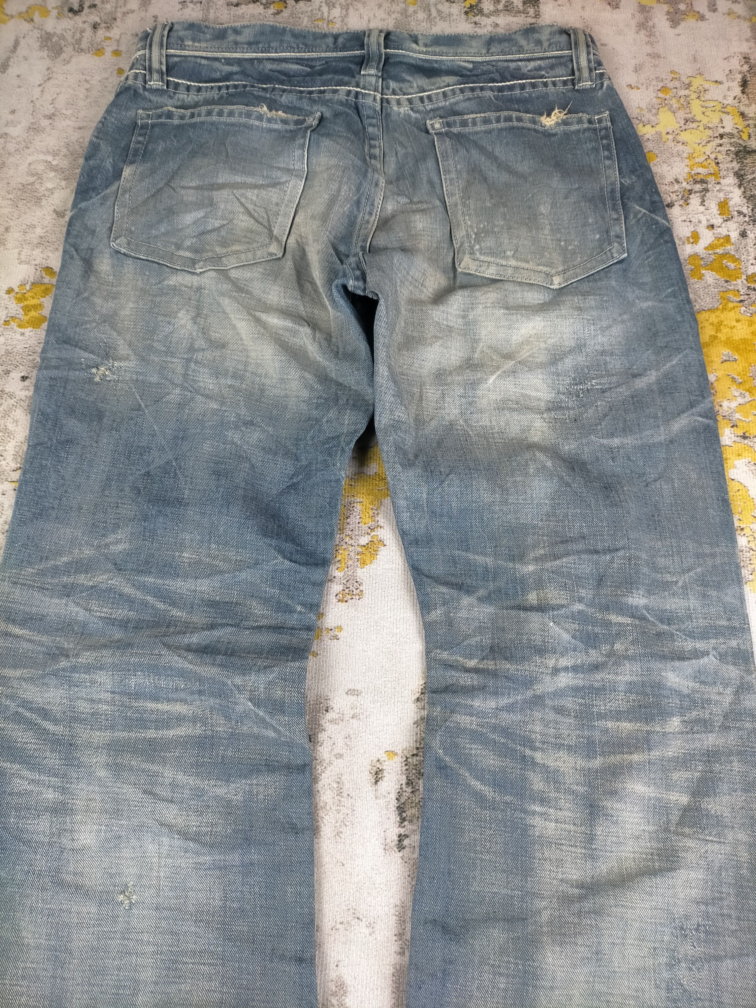 If Six Was Nine 🔥 90s Flared Delay By Fin & Sons Mudwash Jeans Size US 33 - 6 Thumbnail