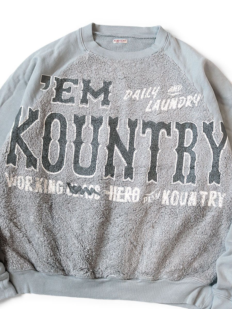 Kapital Kapital EM' KOUNTRY Grizzly Fur Sweatshirt Size US L / EU 52-54 / 3 - 4 Thumbnail