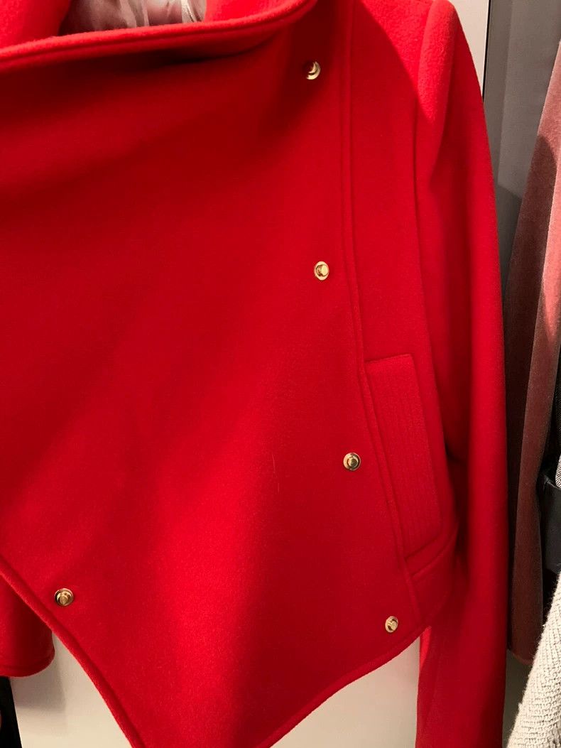 Kenzo KENZO Little Fragrance wool jacket short coat coat red Size XS / US 0-2 / IT 36-38 - 4 Thumbnail