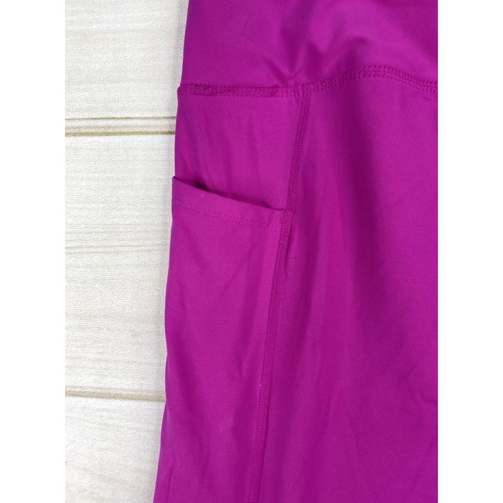 Avia Avia Leggings XL Pink High Rise Waist Phone Leg Pockets Stretch Yoga Athletic Womens Size 24" / US 00 / IT 34 - 7 Thumbnail