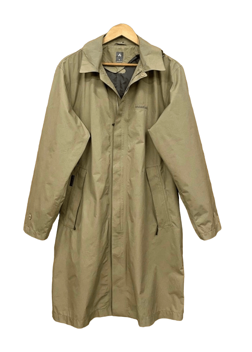 image of Goretex Long Jacket Outdoor Hiking Hoodie in Brown, Men's (Size Medium)