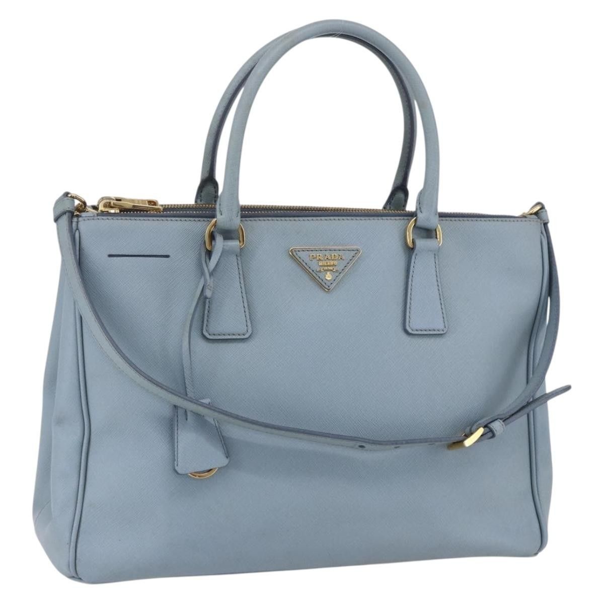 Prada Prada Galleria Double Zip Tote Saffiano Leather Size ONE SIZE - 1 Thumbnail