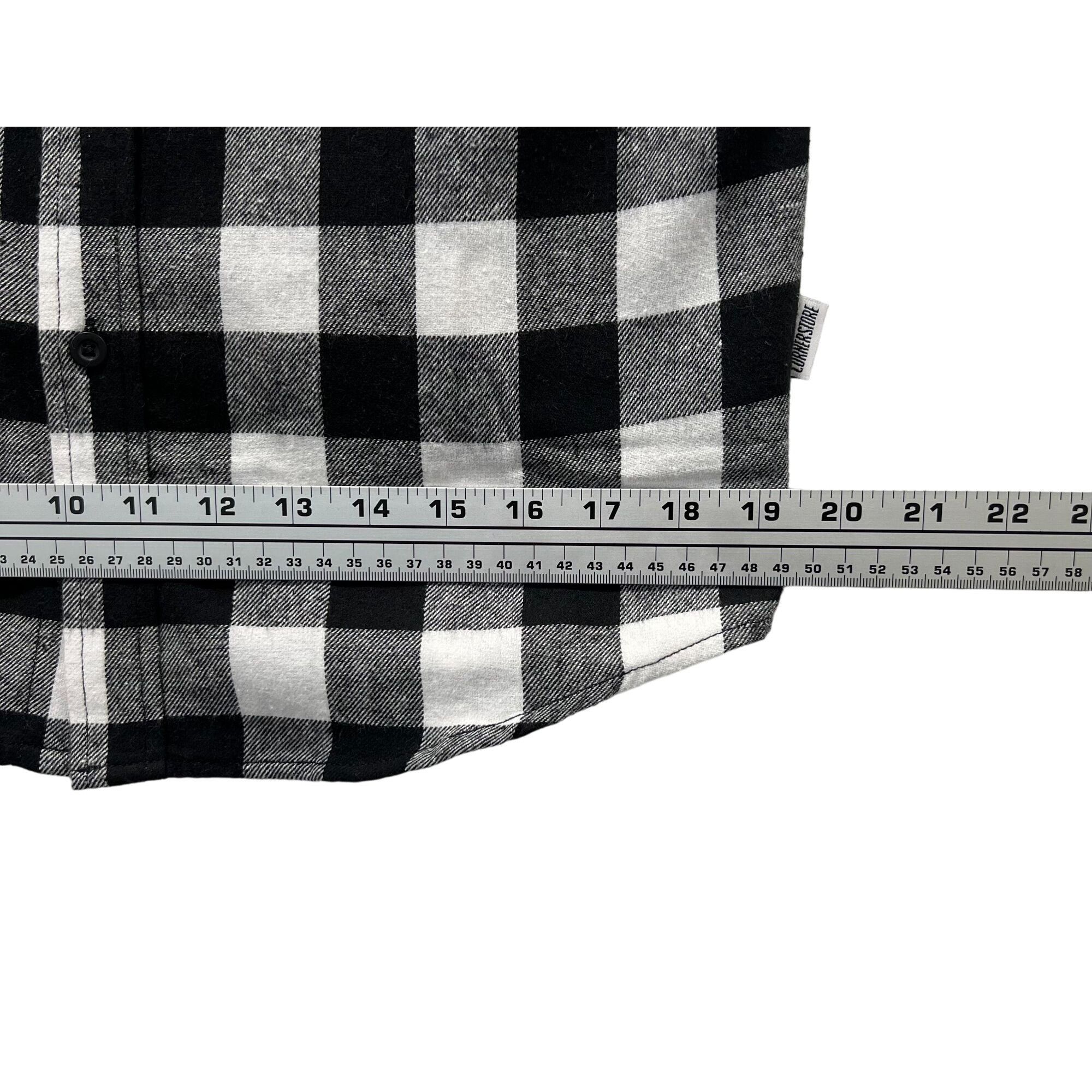 Other Cornerstore Bodega - Men's Long Sleeve Plaid Shirt - Black/W Size US XS / EU 42 / 0 - 5 Thumbnail