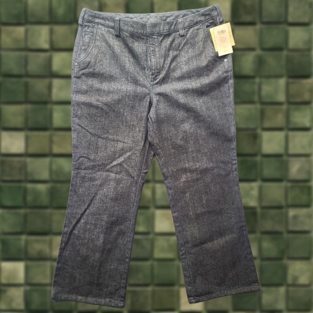 Vintage Duluth Jeans Womens 16x29 Relaxed High Rise Bootcut Dark Denim Cotton Spandex Size 38" / US 16 / IT 52 - 1 Thumbnail