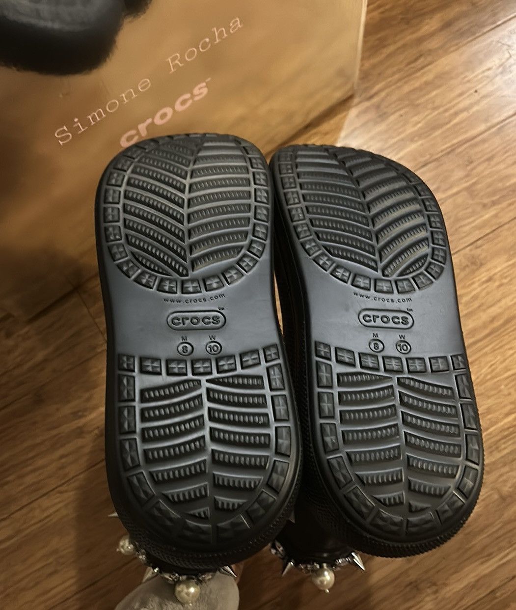 Crocs × Simone Rocha Simone Rocha Crocs Crush Boot Black Women size 10 Men size 8 Size US 10 / IT 40 - 4 Thumbnail