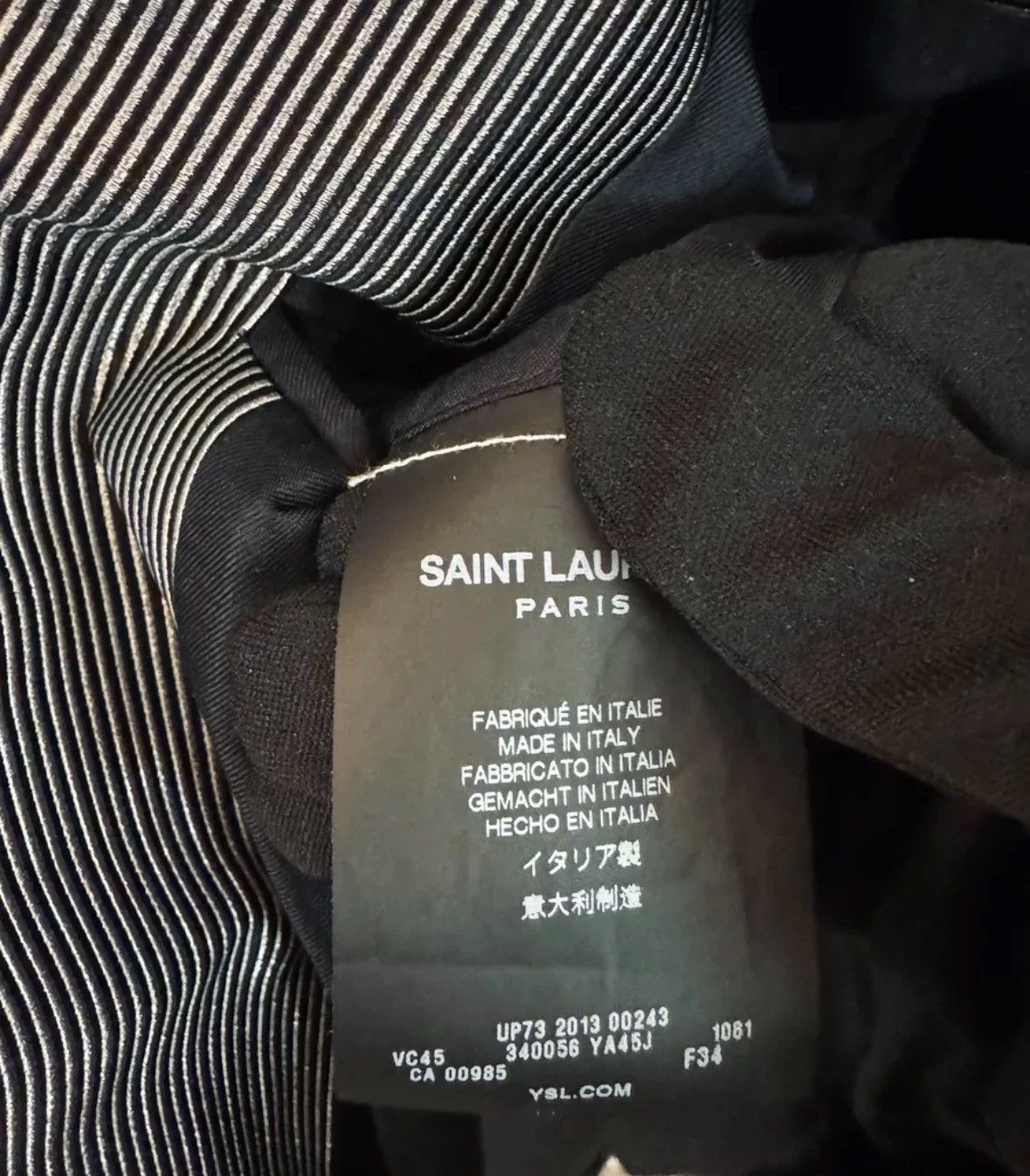 Saint Laurent Paris × Yves Saint Laurent Saint Laurent SLP Women's Striped Suit2412-Nextarrow Size XS / US 0-2 / IT 36-38 - 6 Thumbnail
