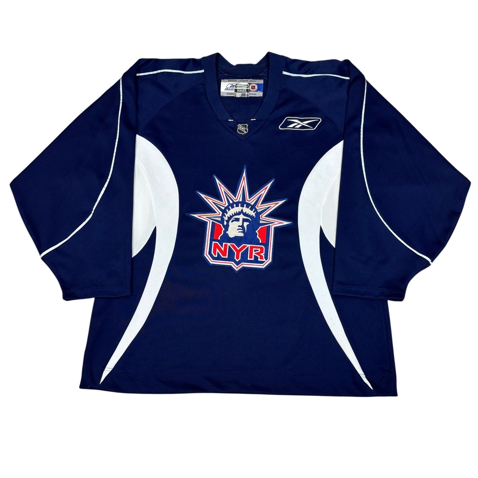 Reebok New York Rangers Lady Liberty Jersey Prucha Signed NHL Size US L / EU 52-54 / 3 - 1 Thumbnail